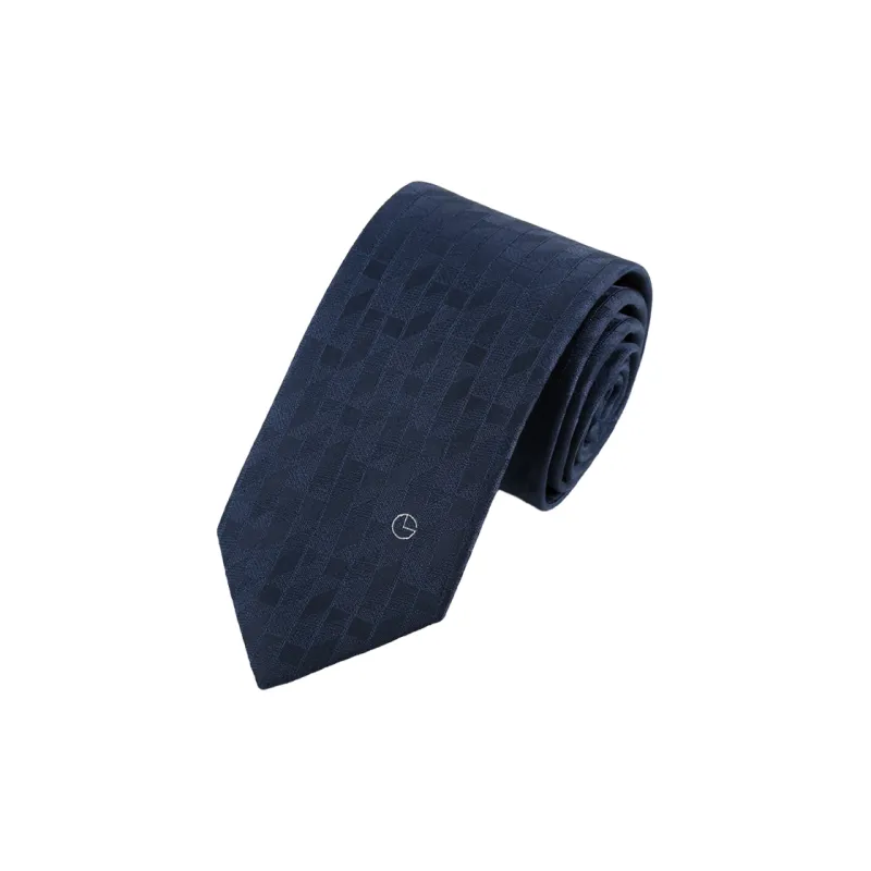 GOLDLION Polyester Ties Men's Blue-0