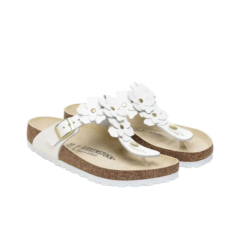 Birkenstock Gizeh Flip Flops Women's White Regular-2