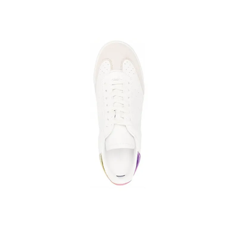 ISABEL MARANT Bryce Low-Top Skateboard Shoes Women's White-3