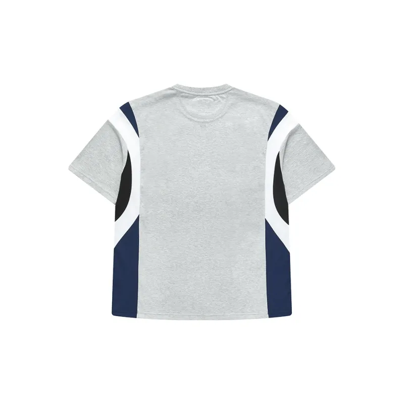 FILA FUSION FILA FUSION CROSS OVER Series SS24 T Shirt Men's Silver Flower Gray-1