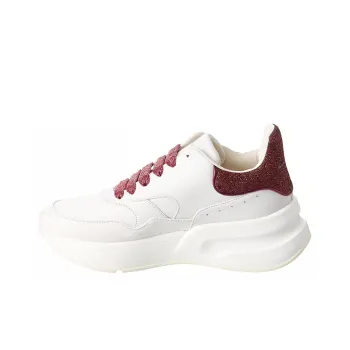 Alexander McQueen Cushioning Anti-Slip And Wear-Resistant Low-Top Running Shoes Women's White Red