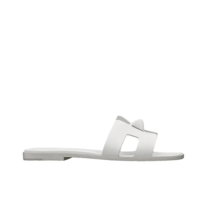 HERMES Oran Stylish Sandals Women's White-1