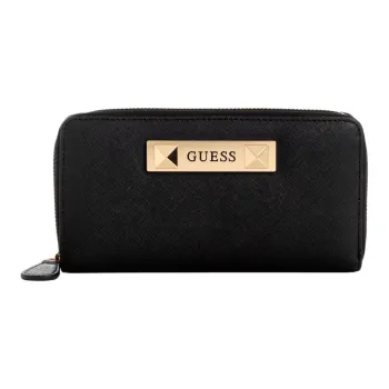 GUESS Artificial Leather Wallet Medium Size Women's Black