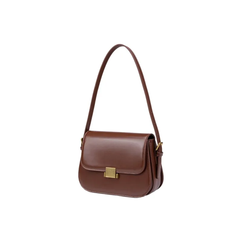 Carksky Shoulder Bags Chestnut Coffee-1
