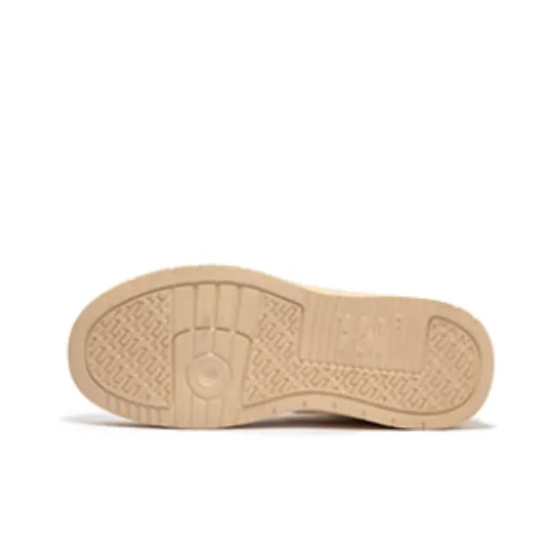 361° Anti Slip Wear Resistant Low Top Skateboard Shoes Men's Beige Brown-3