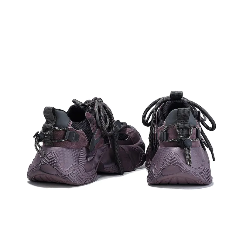 BELLALILY Anti-Slip And Wear-Resistant Breathable Low-Top Chunky Sneakers Women's-4