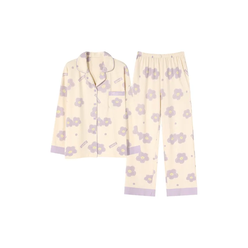Follow The United States Pajama Set Women's Romantic Purple-0