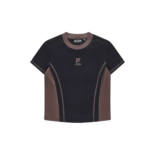 FILA FUSION T-Shirts Women's Black