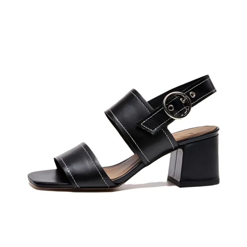 FLATTERED Odina Strap Sandals 5.5cm Women's Black-0