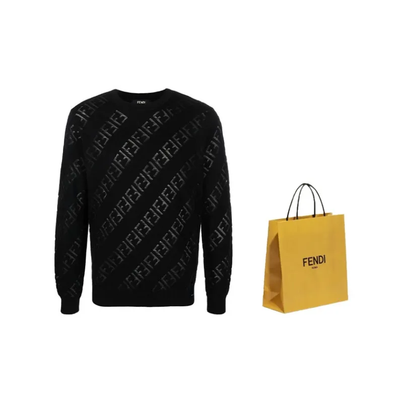 FENDI Sweaters Men Black-1