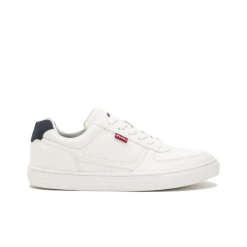 Levi’s Cushioning Wear-Resistant Low-Top Skateboard Shoes Men's White-1