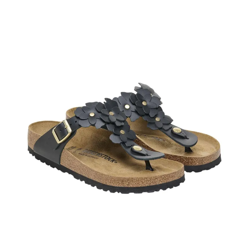 Birkenstock Gizeh Flip Flops Women's Black Regular-2