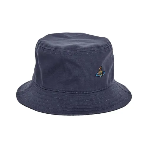 Vivienne Westwood Orb embroidered Canvas Bucket Hat
