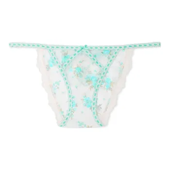 VICTORIA'S SECRET Underpants Women's 1 Pack White Floral Print