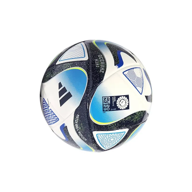 Adidas Size 1 Soccer TPU Seamless Thermal bonding Unisex White Blue-3
