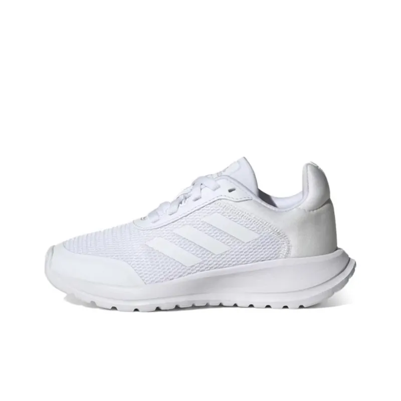 Adidas TENSAUR RUN 2.0 Cushioned Slip-Resistant Low-Top Running Shoes Unisex White-0