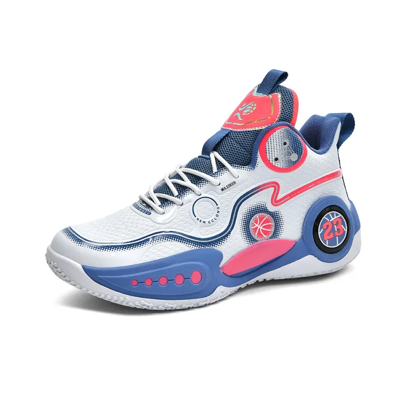 Black tailed Deer Cushioning, Slip Resistant, And Abrasion Resistant High Top Basketball Shoes Unisex-20