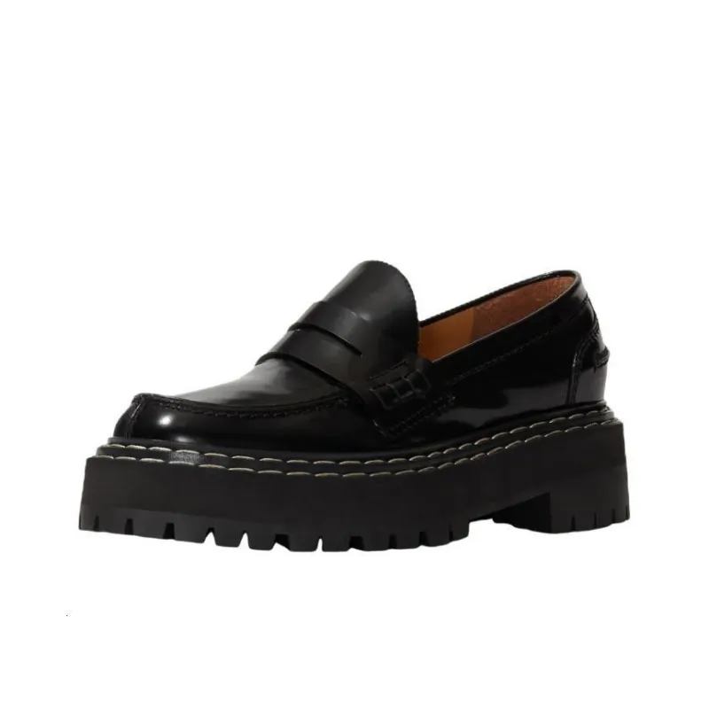 PROENZA SCHOULER Lug-sole Leather Loafers-3