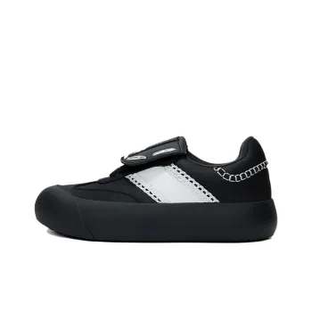 GOOD BAI DUM DUM Cushioning Impact Resistance Low Top Skateboard Shoes Unisex Black