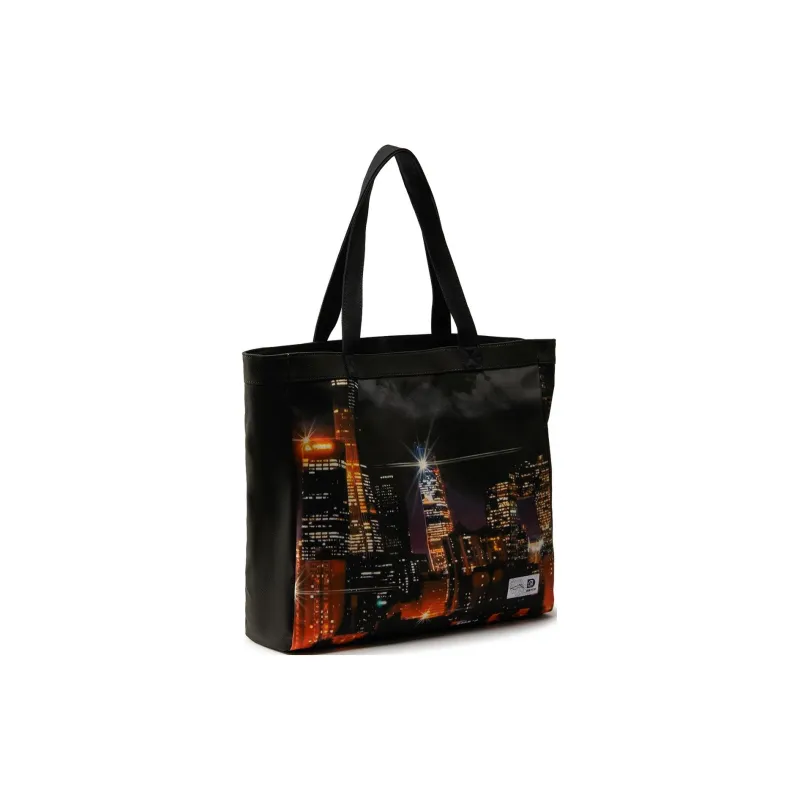 LiNing Cotton Tote Bag, Shopping Bag, Handbag, Shoulder Bag Unisex Digital Printed Pattern Color-3