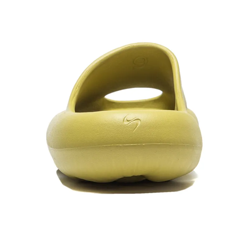 LiNing SLIDE Quiet Slide Slippers Unisex Olive Yellow Green-4
