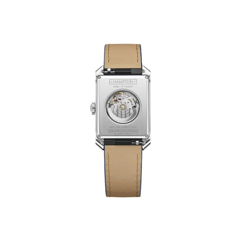 Baume & Mercier HAMPTON Collection Automatic Mechanical Movement Men's Watches Watch Blue Dial-1