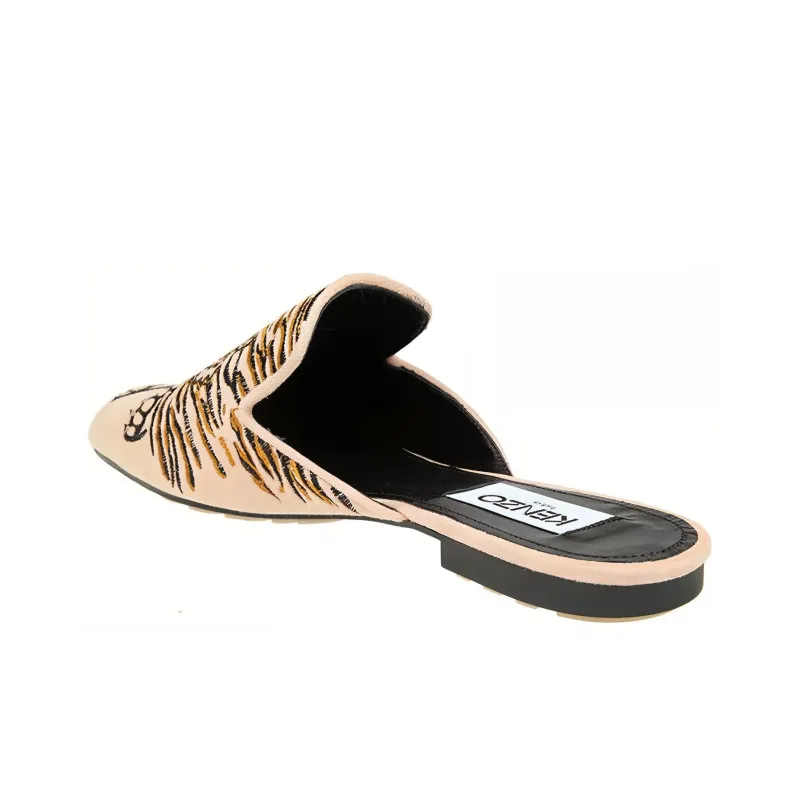 KENZO Takayama Kenji Flat Shoes Women's Ecru-3