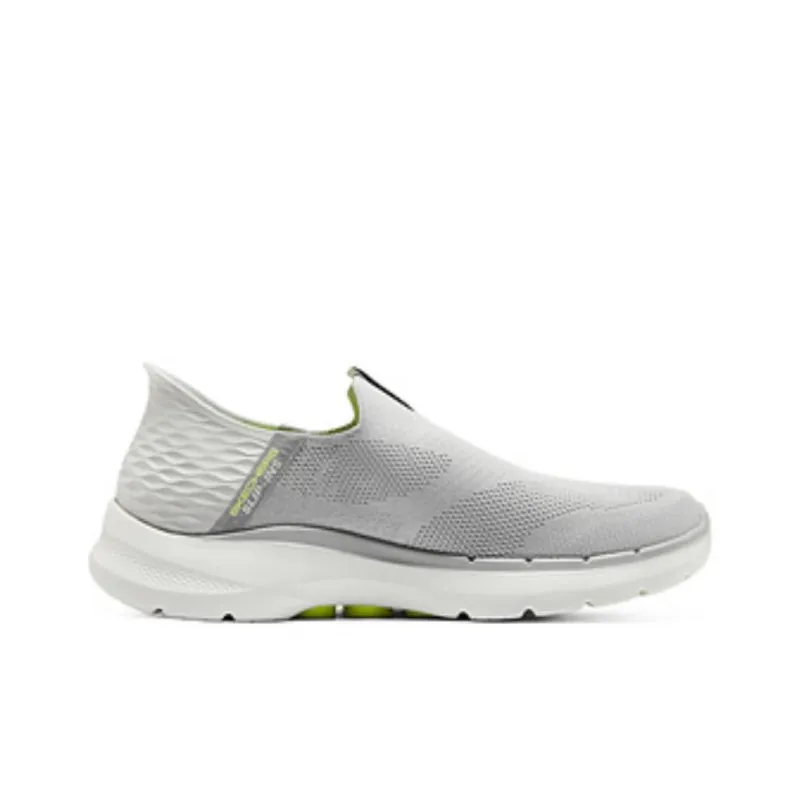 Skechers Hands Free Slip Ins Shock Absorbers With Slip Resistant Features Low Top Casual Shoes Men's Gray WW Width-1