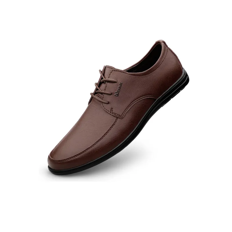 Wen Nai Dress Shoes Men's Brown-2