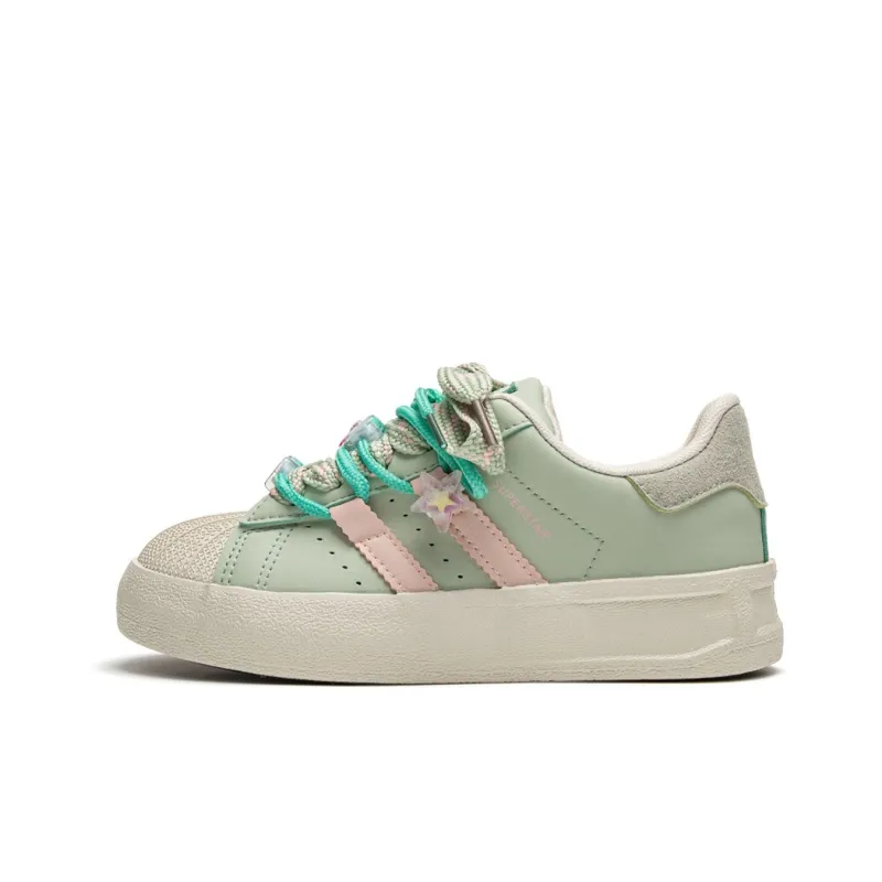 Anime Story Low Top Skateboard Shoes Women's-11