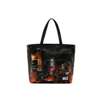 LiNing Cotton Tote Bag, Shopping Bag, Handbag, Shoulder Bag Unisex Digital Printed Pattern Color