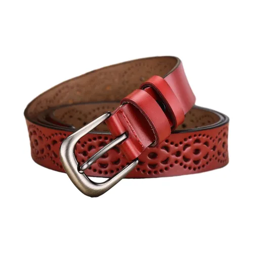 J W Leather Belts Women's