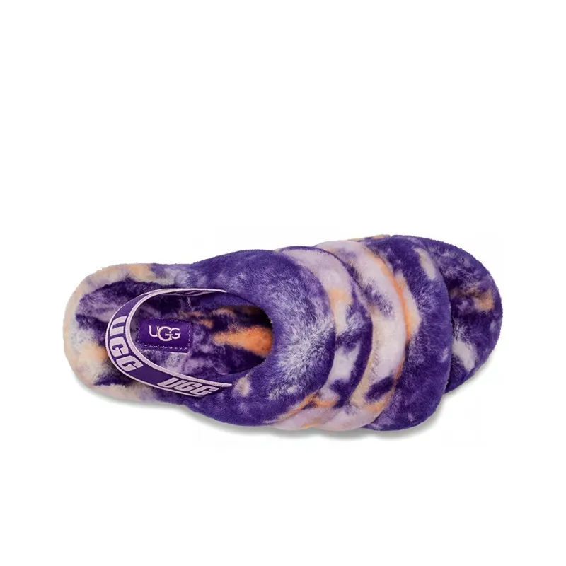 UGG Fluff Yeah Slide Marble Violet Night Women's-3