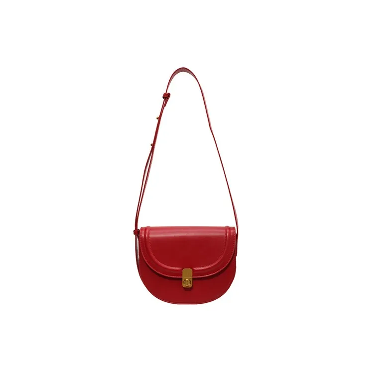 JANE KLAIN Synthetic Leather Small Square Bag, Crossbody Bag, Shoulder Bag Regular Unisex Black/White/Red/Coffee-7