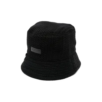 Jacquemus Le Bob Belo Cable Knit Bucket Hat