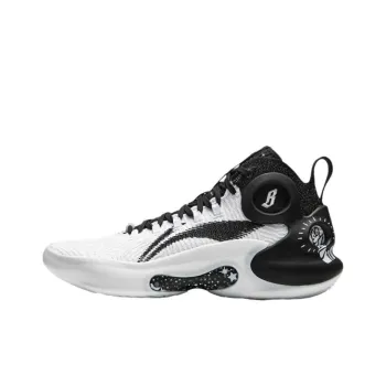 BILLIONAIRE BOYS CLUB x LiNing Charming ULTRA Anti Slip Wear Resistant Mid Top Basketball Shoes Men's Black White