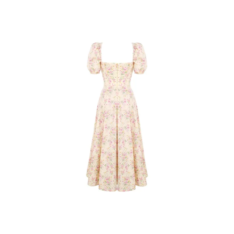 HOUSE OF CB Short Sleeved Dress Women's Lemon-1