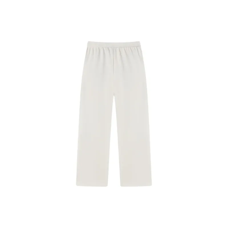 FILA Knitted Sports Pants Women's Jade Rabbit White-1