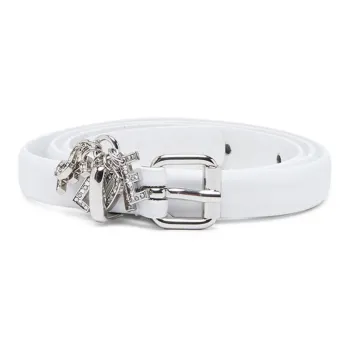 DIESEL B Charm Loop Leather Belt