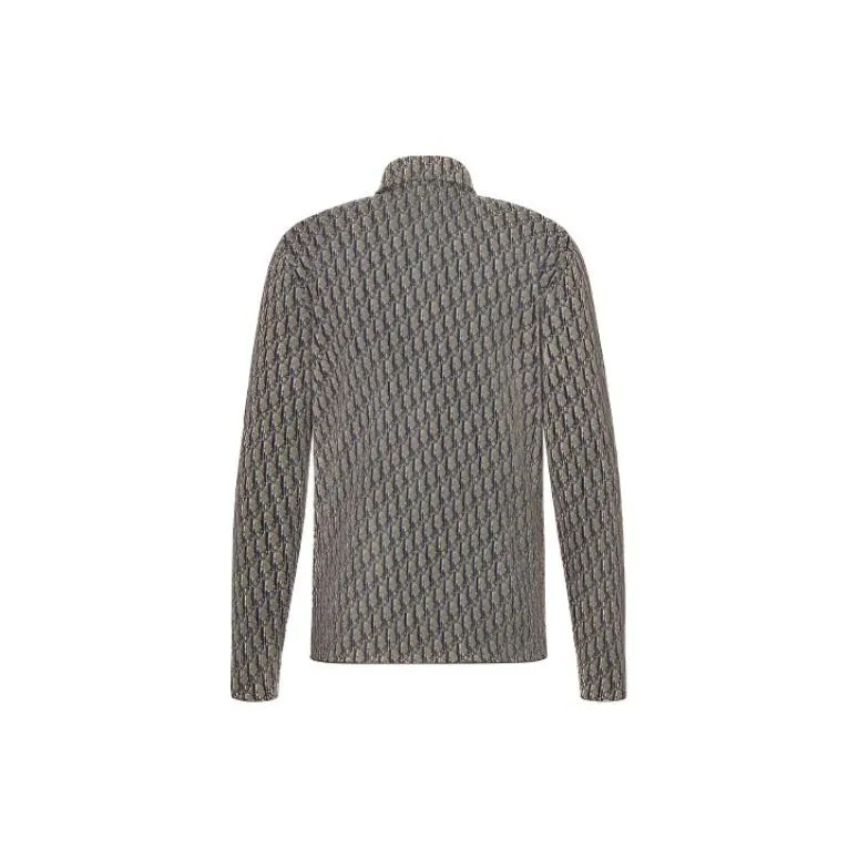 DIOR All Over Oblique Button Down Shirt-3
