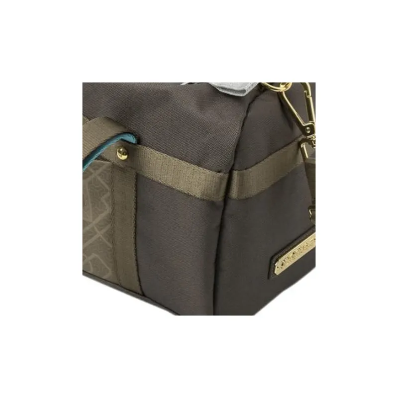 LiNing Jiangzuo Fengliu Collection Canvas Portable One Shoulder Canvas Bag Crossbody Bag Regular Unisex Brown-4