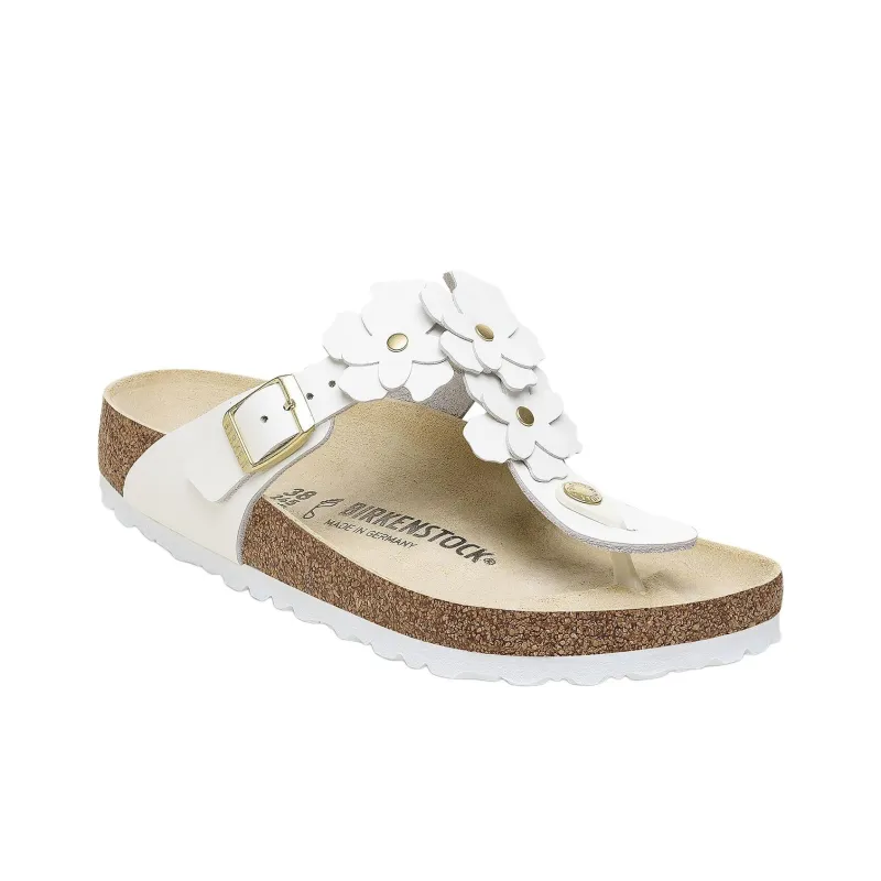 Birkenstock Gizeh Flip Flops Women's White Regular-1