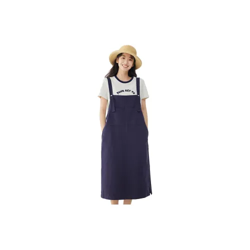 Asuka and new sake Two Piece Skirt Sets Women's Navy Blue