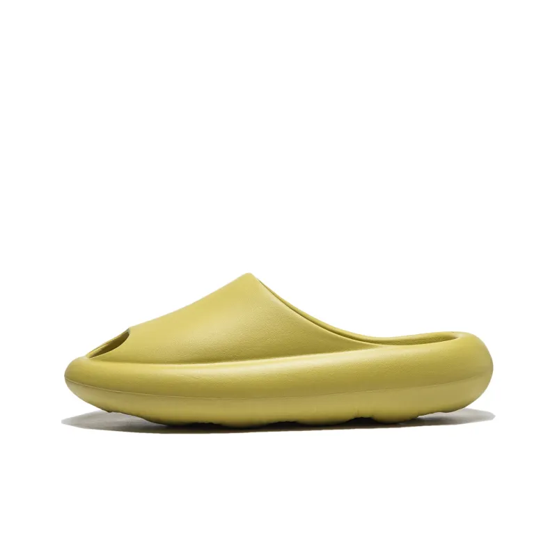 LiNing SLIDE Quiet Slide Slippers Unisex Olive Yellow Green-0