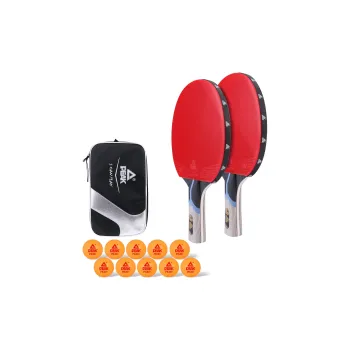 PEAK Ping Pong Paddles Unisex Paulownia Blade Material Red Black