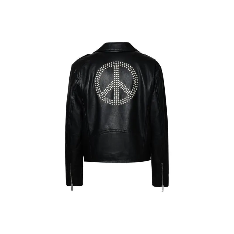 MOSCHINO Leather Jacket-1