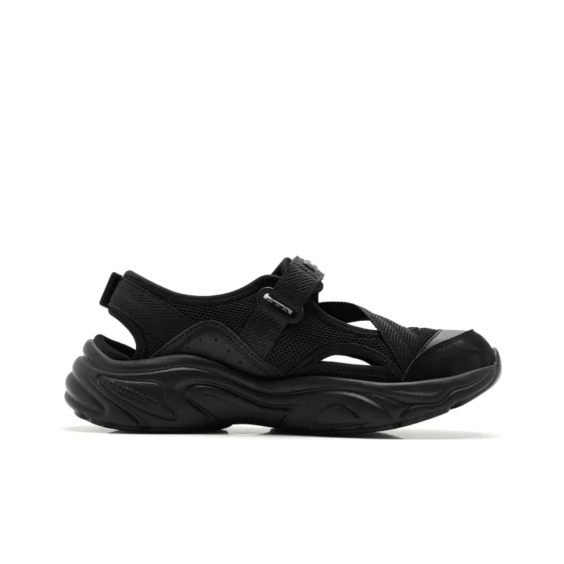 QIAODAN Breathable Vintage Mary Jane Beach Sports Sandals, River Trekking Shoes Women's Black-1