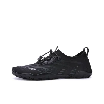Leyang Anti-Slip Wear-Resistant Low-Top Training Shoes Men's Black