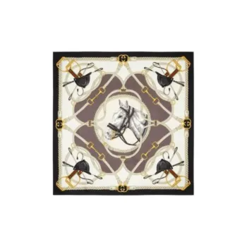 GUCCI Silk Scarves Women's Multicolor