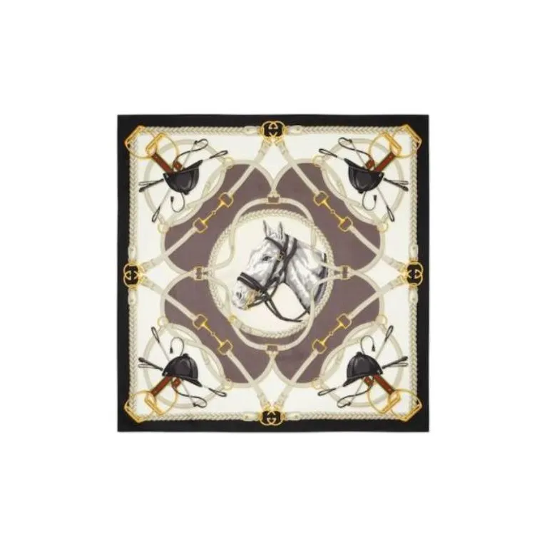 GUCCI Silk Scarves Women's Multicolor-0